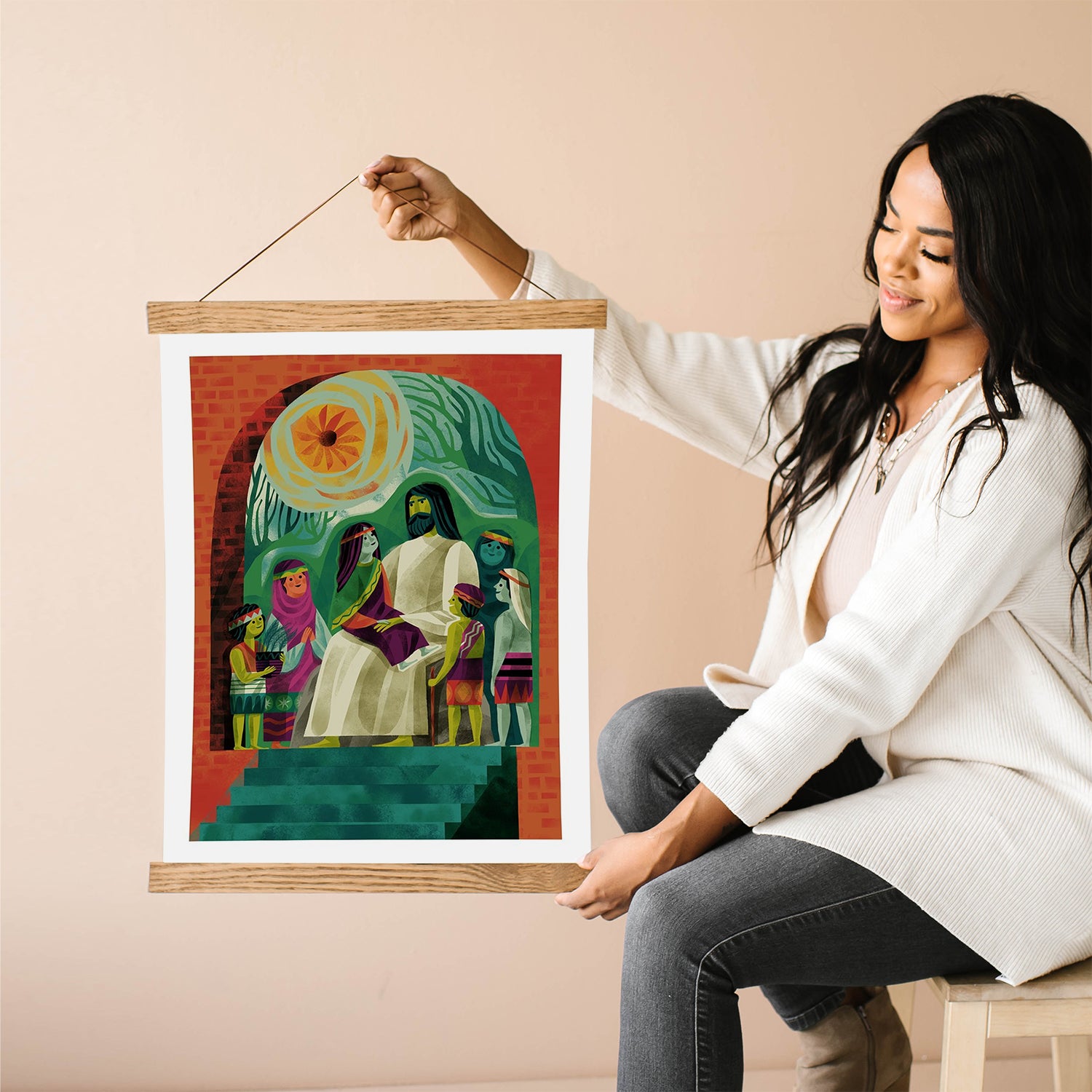 Invisible Creature Bible Prints Hanging Canvas