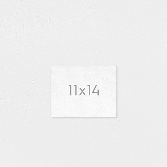 8x10" Flat Rolled Canvas (Landscape)