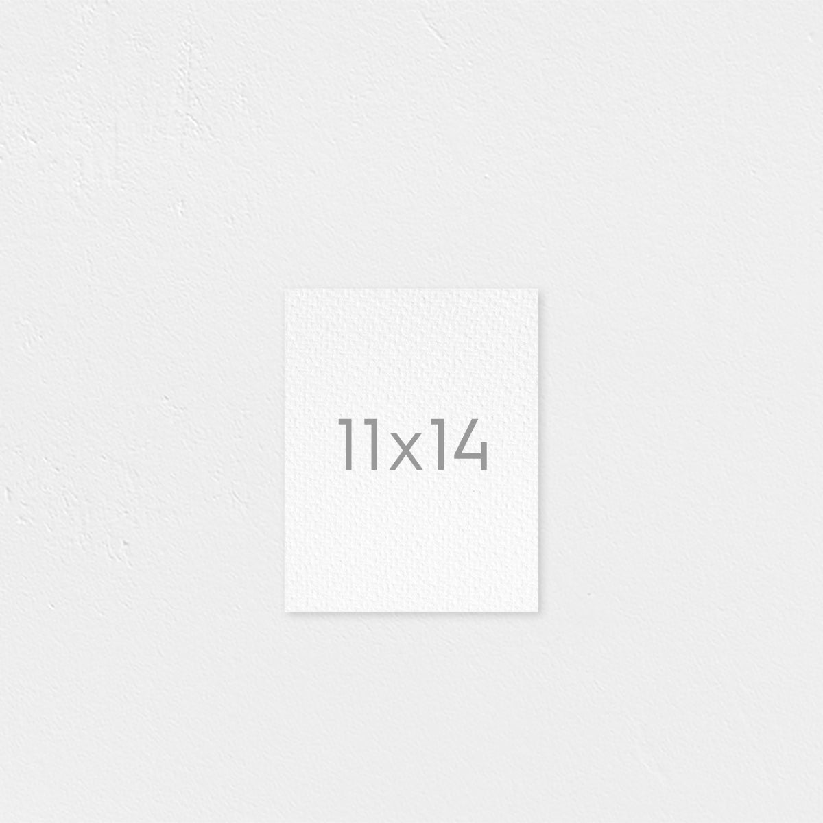 11x14" Flat Rolled Canvas (Portrait)