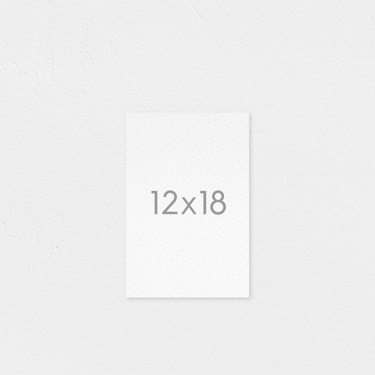 12x18" Flat Rolled Canvas (Portrait)