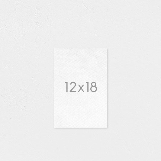 12x18" Flat Rolled Canvas (Portrait)