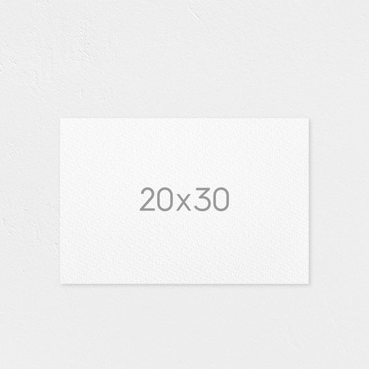 20x30" Flat Rolled Canvas (Landscape)