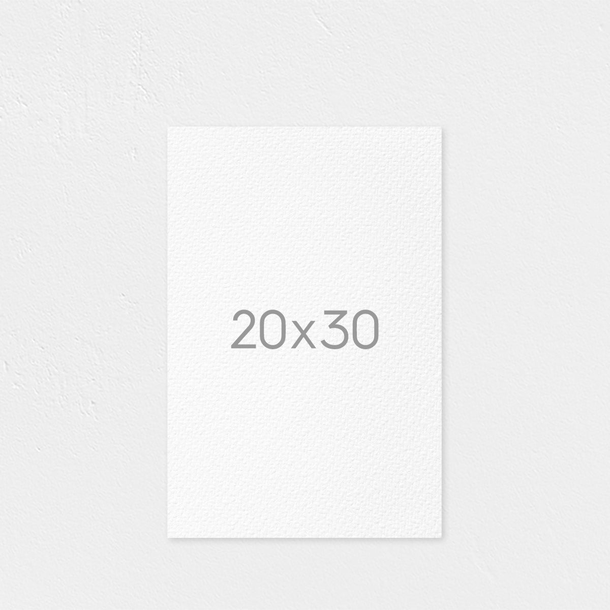 20x30" Flat Rolled Canvas (Portrait)