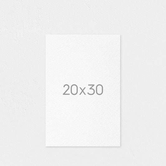 20x30" Flat Rolled Canvas (Portrait)