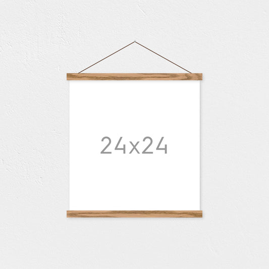 24x24" Hanging Canvas (Square)