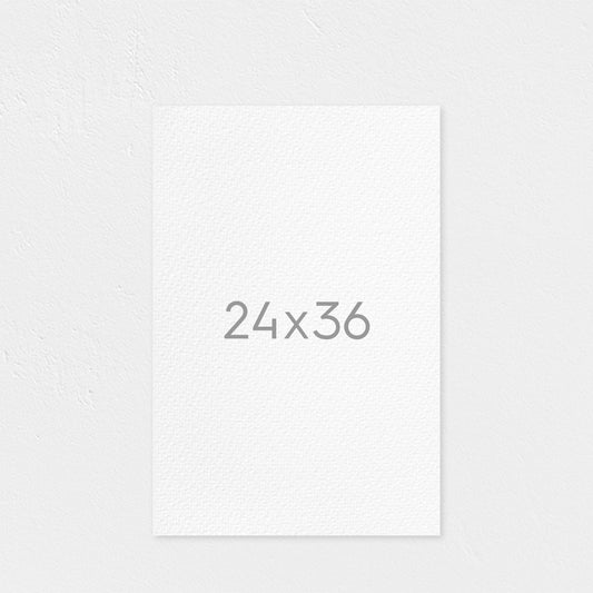 24x36" Flat Rolled Canvas (Portrait)