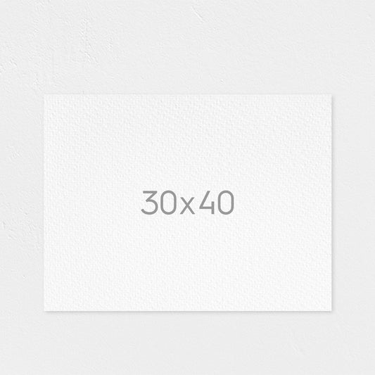30x40" Flat Rolled Canvas (Landscape)