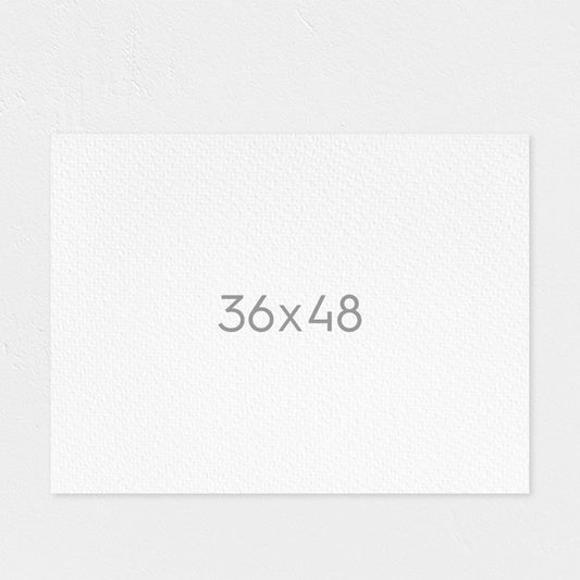 36x48" Flat Rolled Canvas (Landscape)