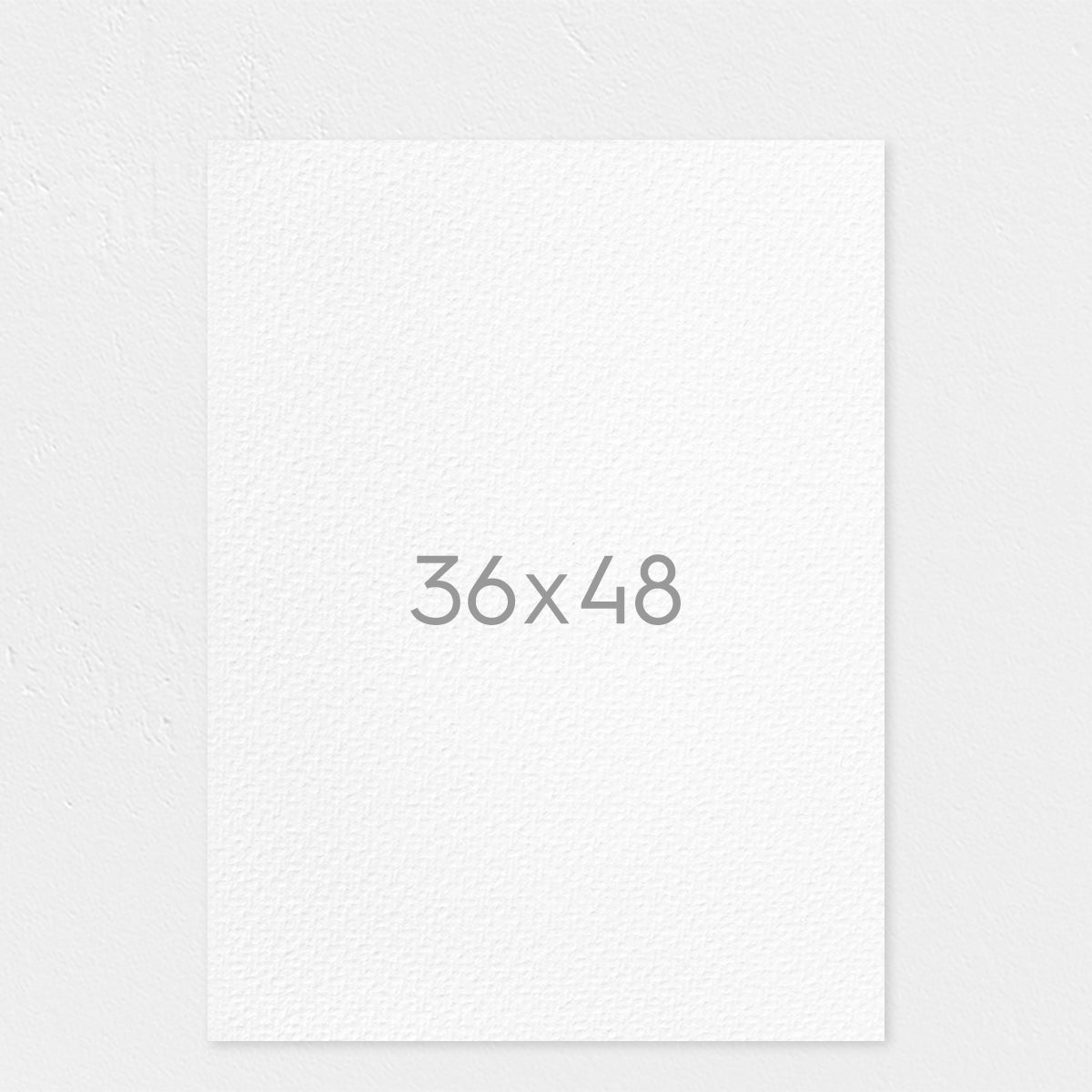 36x48" Flat Rolled Canvas (Portrait)