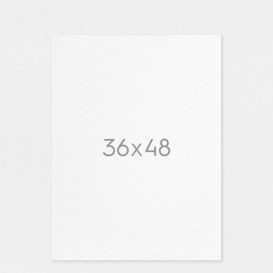 36x48" Flat Rolled Canvas (Portrait)