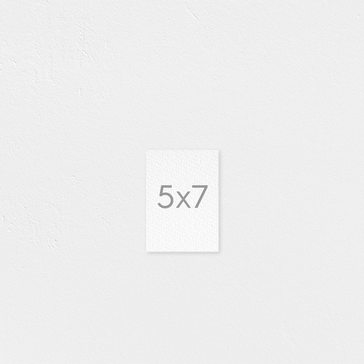 5x7" Flat Rolled Canvas (Portrait)