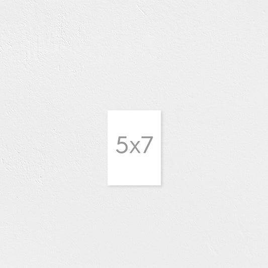 5x7" Fine Art Paper Print (Portrait)