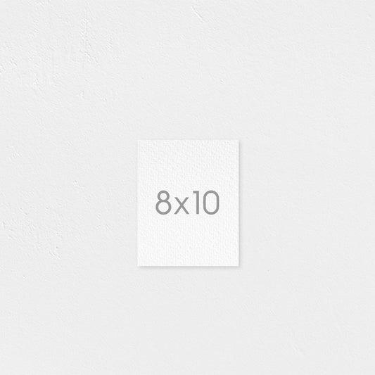 8x10" Flat Rolled Canvas (Portrait)