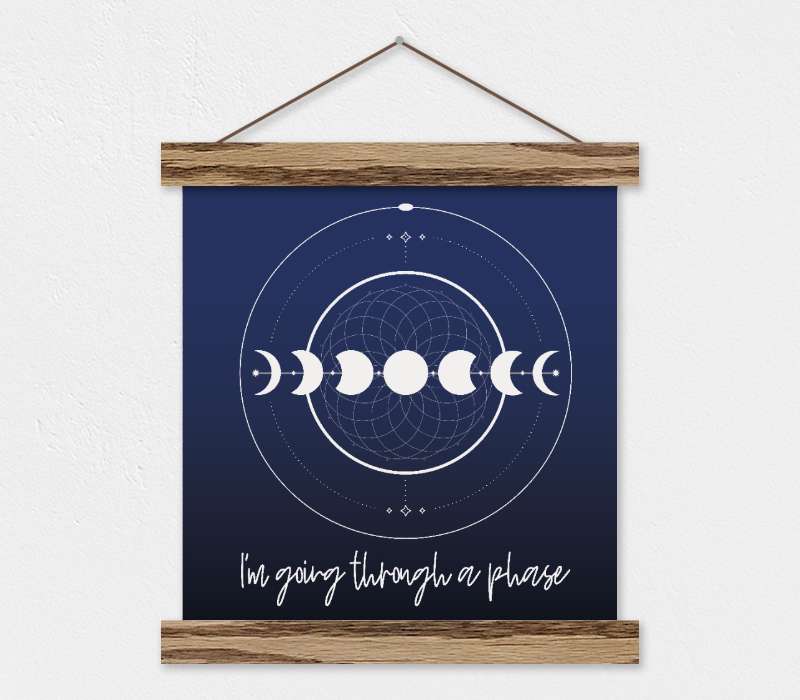 10x10" Hanging Canvas (Square)