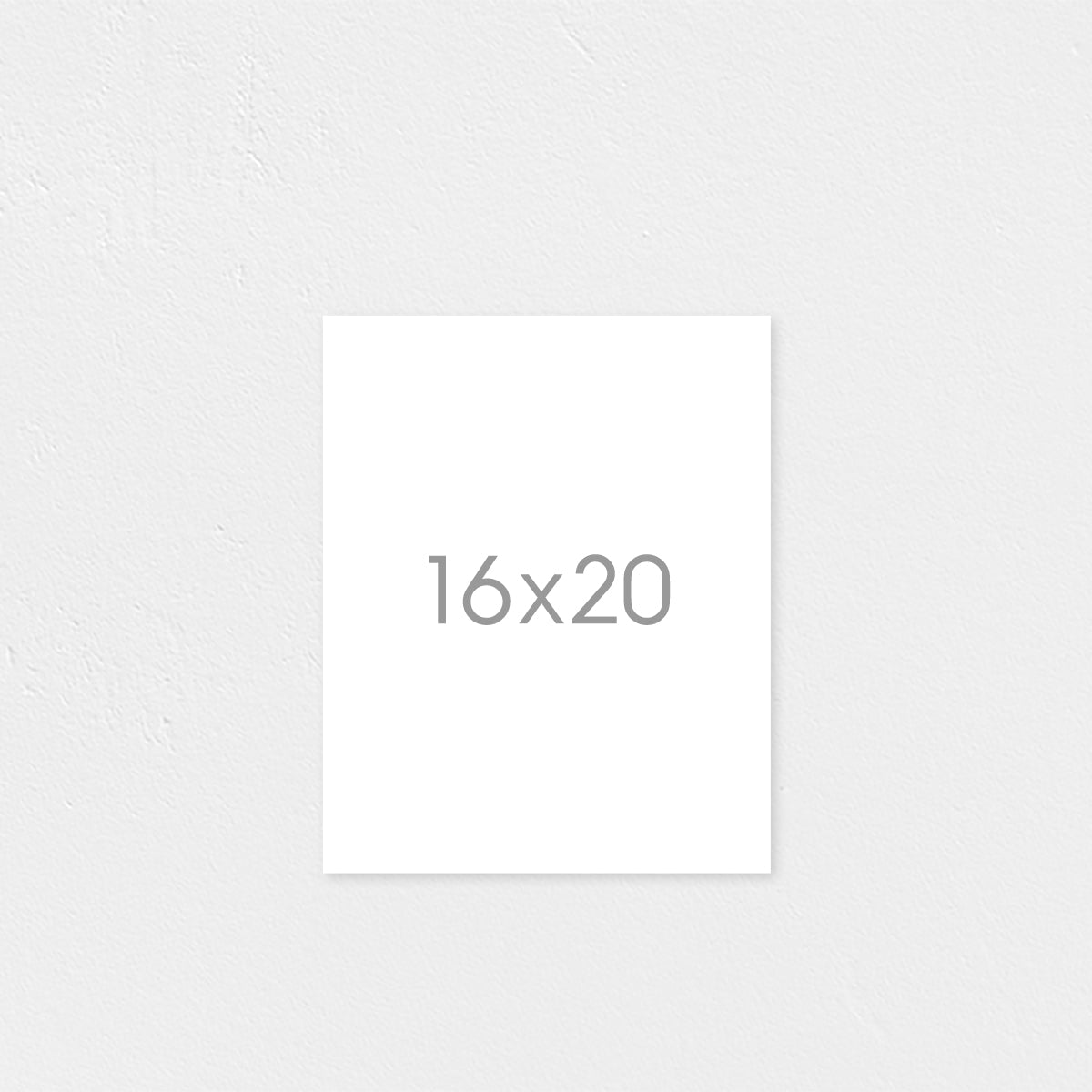 16x20"